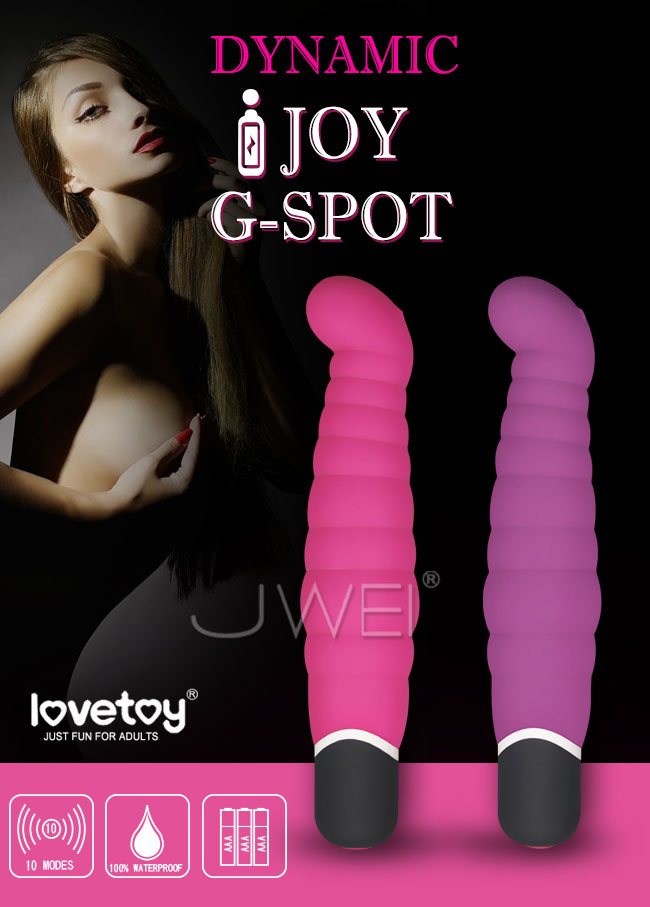 Lovetoy．I JOY G-SPOT 3速7頻 G點潮吹防水震動棒-粉色