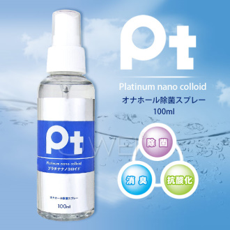 日本NPG．Pt オナホール除菌スプレー Ag+抗菌自慰器專用清潔保養噴霧-100ml