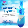 Dibe‧Butterfly flying 蝴蝶飛舞 6段變頻旋轉激震按摩棒(藍)