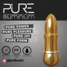 美國PIPEDREAM‧PURE Aluminium鋁合金材質時尚精品按摩棒-S(金)#13131530