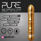 美國PIPEDREAM‧PURE Aluminium鋁合金材質時尚精品按摩棒-M(金)#13131536