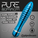 美國PIPEDREAM‧PURE Aluminium鋁合金材質時尚精品按摩棒-L(藍)#13131539