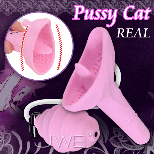 日本NPG．Pussy Cat-REAL 貓女 模擬口交舔吸 挑逗震動器
