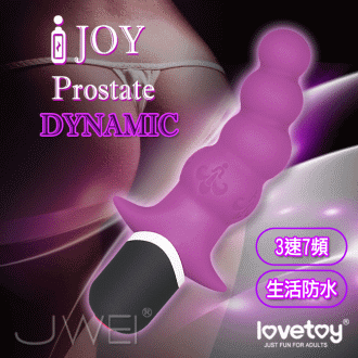 Lovetoy．I JOY PROSTATE 3速7頻 前列腺防水按摩棒-紫色