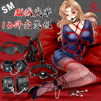 SM 另類遊戲 ‧ 13件套裝情趣組 - 黑色#590632